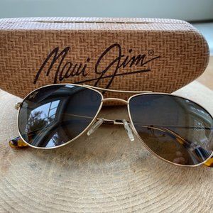 Maui Jim Aviators Baby Beach Polarized Sunglasses
